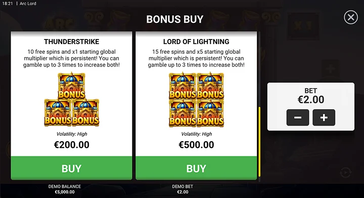 Boni Thunderstrike Bonus und Lord of Lightning in Arc Lord